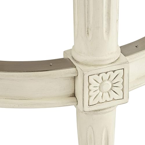 Miniatura 8 de 55 Downing Street Oliver Taburete giratorio de madera de 30 34 pulgadas de alto, rústico, tradicional, adoquín, gris, tapizado, redondo, cojín con