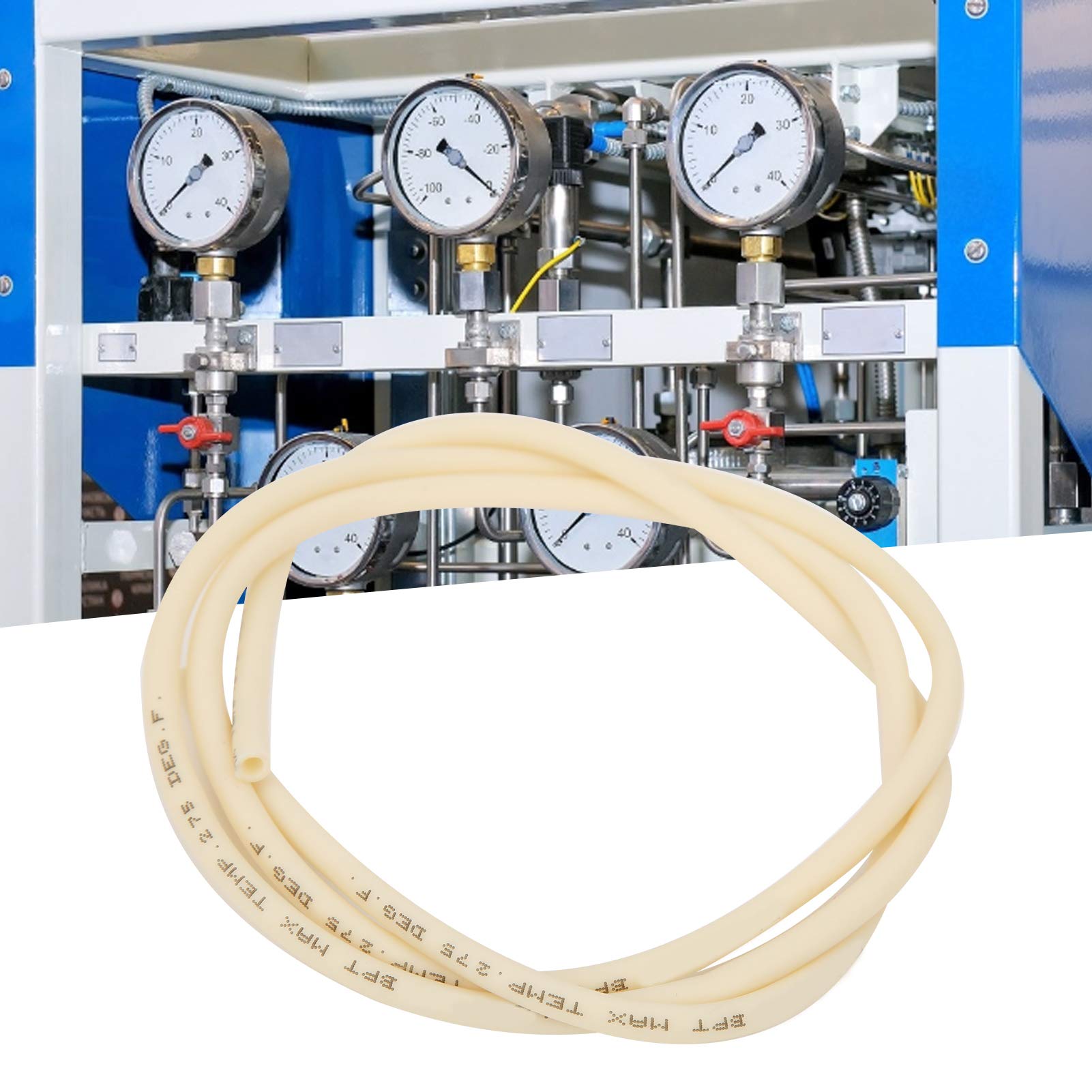 Peristaltic Pump Tube, Long Service Life Silicone Tube for Life Science Applications -60? to 275? 3 x 5mm Manufacturing of Diagnostic Test Products Peristaltic Pump Tube (2m)