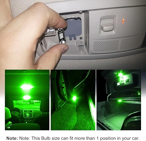 Miniatura 6 de iBrightstar Bombillas LED DE3175 DE3021 194 168 T15 de 1.220 in sin errores 3030 sin errores para interiores de auto, camión, cúpula, mapa, puerta,