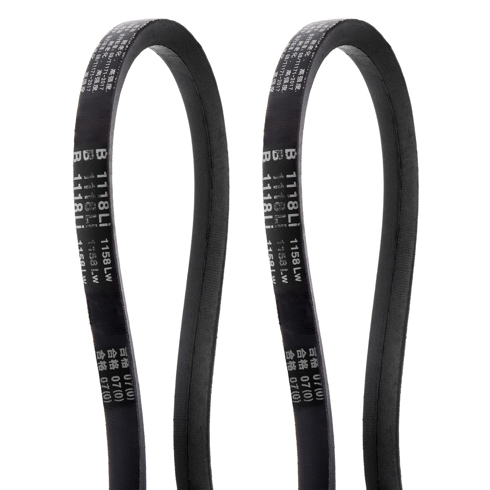 HARFINGTON 2pcs B-991 V-Belts Drive Belt 991mm(39") Inner Girth 17mm Top Width B Section Rubber for Power Transmission — Amazon image 18