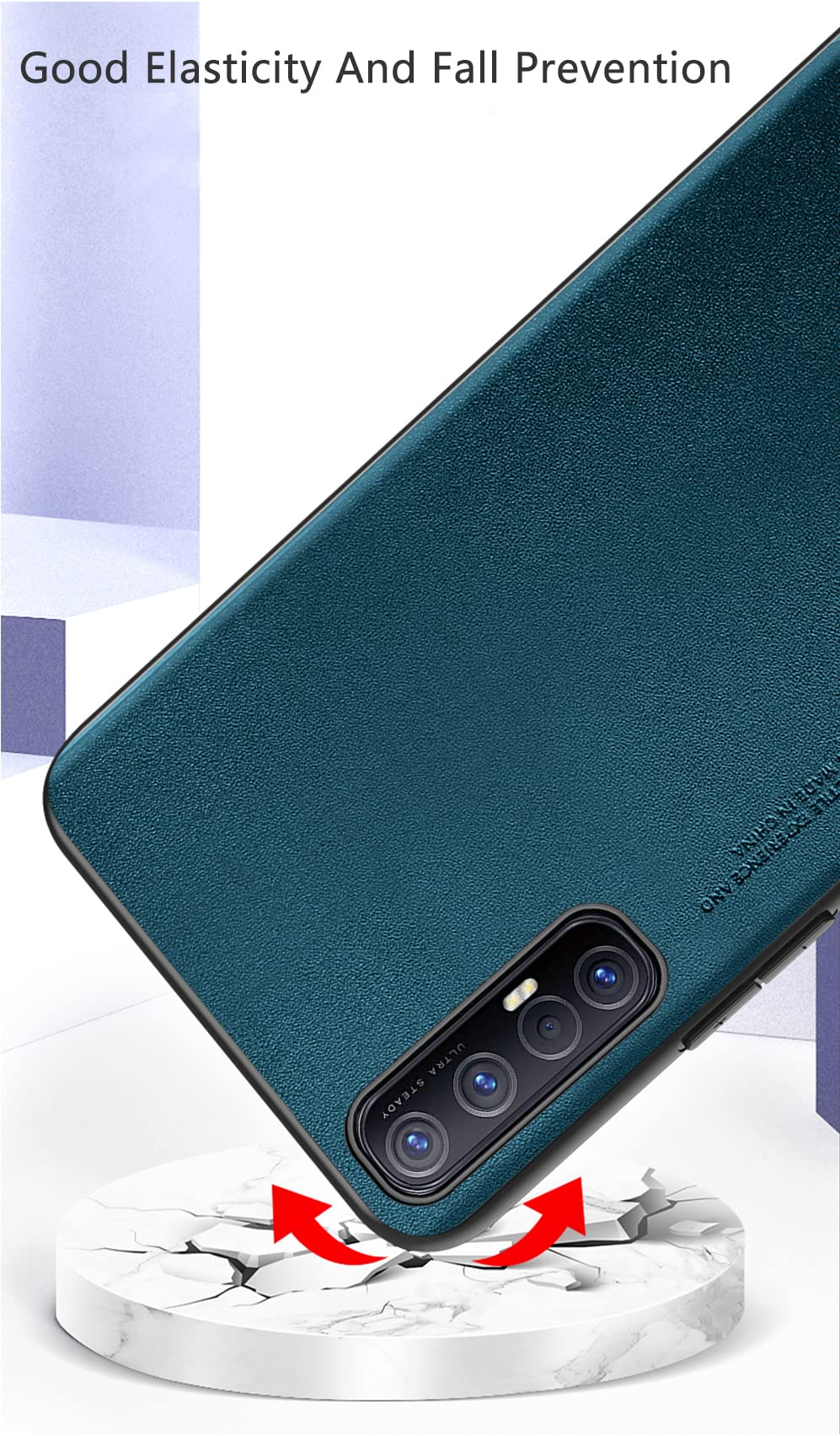DESSEN Cover per Oppo Find X2 Neo - Silicone Custodia Antiurto