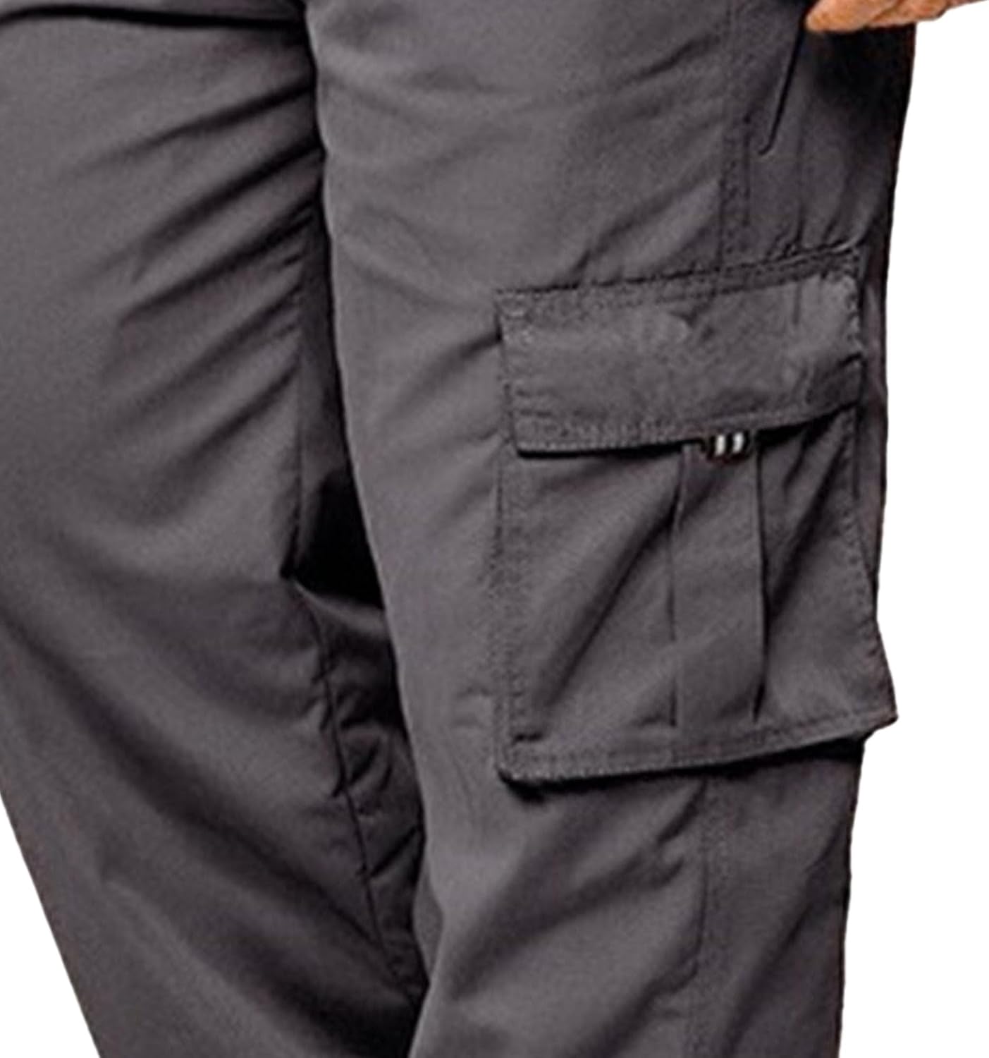 Men's Drawstring Fashion Spring Fall Pants Comfort Wide Leg Loose Pants Joggers Hiking Casual Cargo Trousers