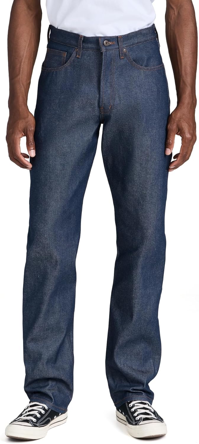 Naked & Famous Denim Men's True Guy - Natural Indigo Selvedge Jeans