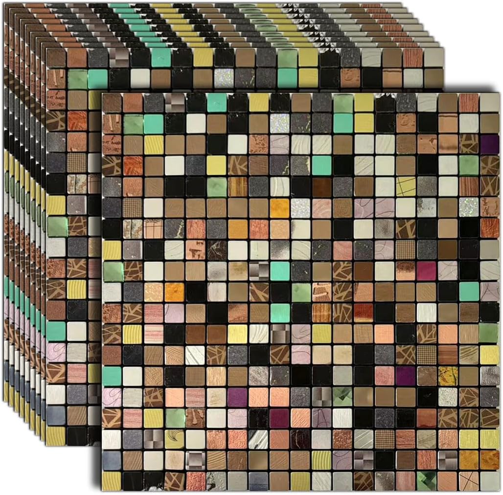 sanyeskkiy 10 Sheets Peel and Stick Backsplash Tile, Self-Adhesive ...