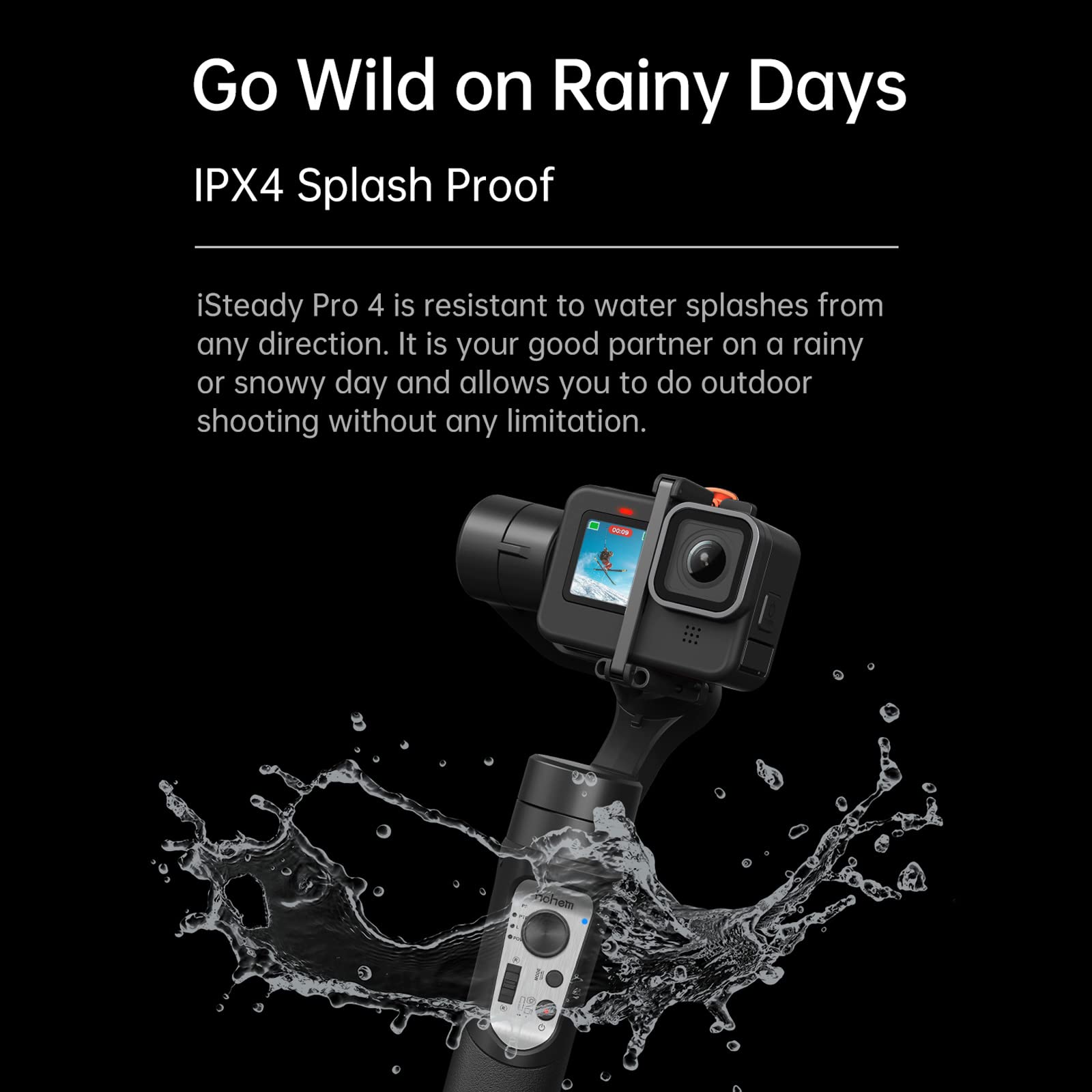 Amazon.com : Hohem iSteady Pro 4 3-Axis Handheld Sports Camera