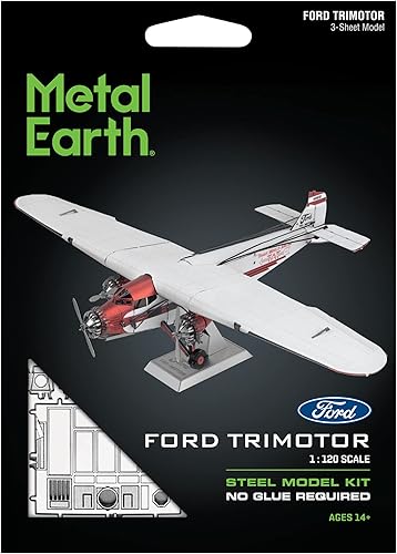 Miniatura 6 de Metal Earth Ford Trimotor - Kit de modelos de metal 3D Fascinations