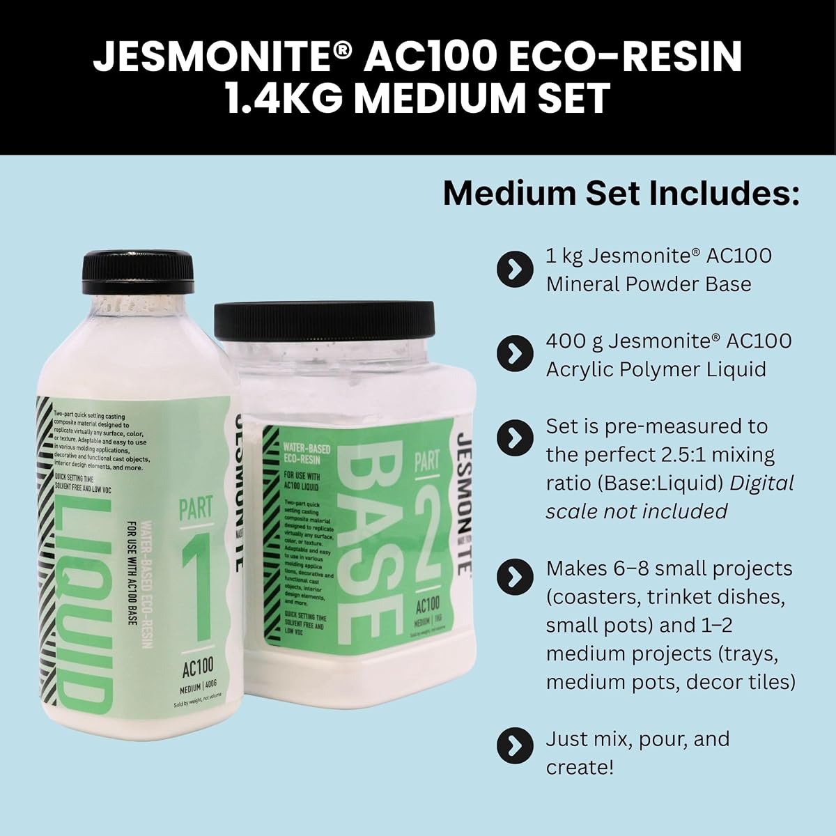 UniBOND Plant-Based Resin System (Pourable Casting Resin Alternative) view 3