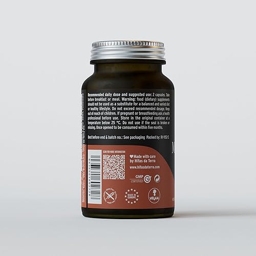 Miniatura 9 de HIFAS DA TERRA Mico-Cord - Cápsulas de hongos Cordyceps, suplemento de hongos, pastillas de polvo de extracto de adaptógeno para mujeres y hombres