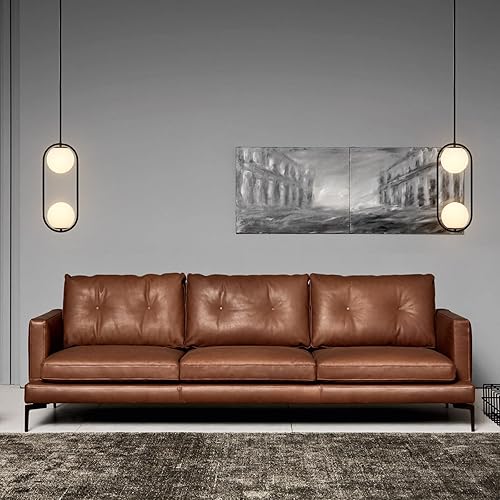 Miniatura 3 de Lámpara de araña moderna de globo de 2 luces, lámpara colgante de mediados de siglo, color negro mate, lámpara colgante de techo con pantalla de