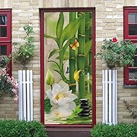 Vista 129 de 3D Pegatina de pared adhesiva para puerta - Poster de película de escaleras antiguas Premium PVC impermeable para pared de dormitorio y sala