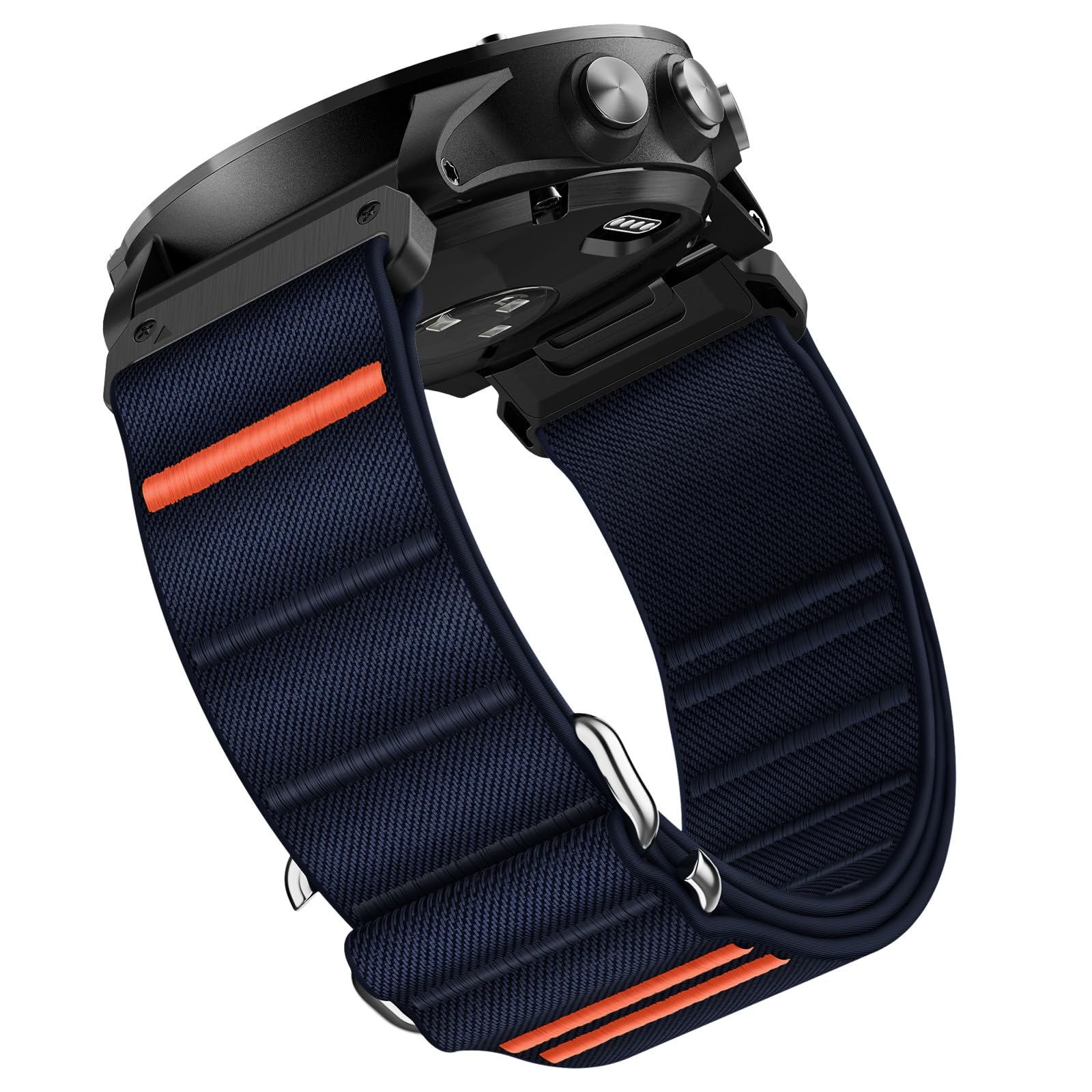 Suitisbest 22mm Quickfit Nylon Bands Compatible for Garmin Watch Band Fenix 5/Fenix 6/Fenix 7/Fenix 8 Fenix E 47mm/Fenix 5 Plus/Fenix 6 Pro/Fenix 7