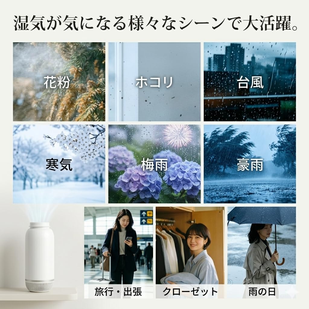 【2026最新 梅雨対策】布団乾燥機 ダニ退治 1台4役 ふとん乾燥機 衣類乾燥 靴乾燥機 消臭 除湿機 小型 コンパクト 420W パワフル 温風 3段階温度調節 タイマー設定 湿気/花粉/黄砂対策 軽量 省エネ 操作簡単 持ち運び便利 一人暮らし/旅行/出張 日本語説明書 PSE認証済み - 5