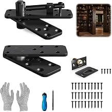Easelife Hidden Door Pivot Hinge for Secret Door, Bookcase, Bookshelf Doors
