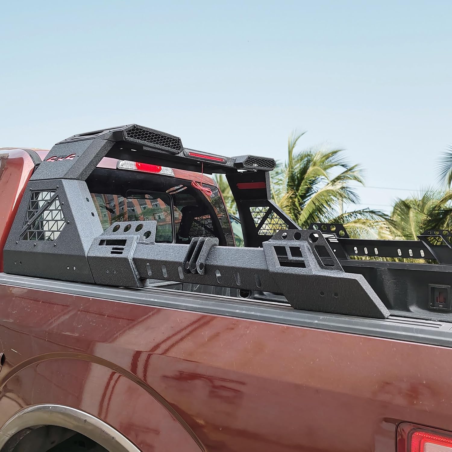 Roll Bar for Full Sizes & Mid Size Pickup Trucks,Universal Truck Bed Adjustable Sport Roll Bar Compatible with Toyota Tacoma,Tundra,Ram 1500/2500/3500,Ford F-150/F-250/F-350,Chevy Silverado,GMC Sierra