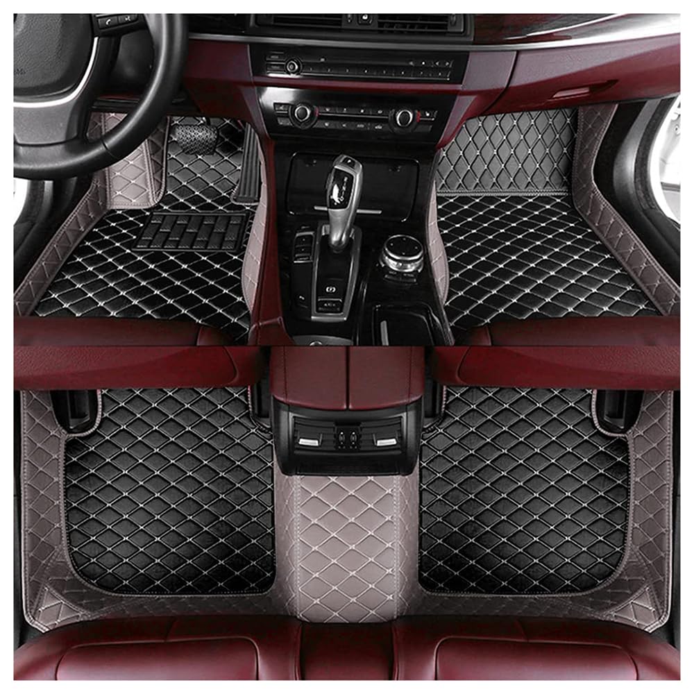Voiture Cuir Tapis De Sol, Pour Toyota Yaris Hybrid 2020-2024 Avant Arrière Pied Doublure Imperméables Anti Dérapants Moquettes Accessoires,B