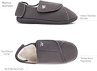 Vista 15 de EuropeanSoftest - Pantuflas clásicas con forro de rizo francés para mujer, con espuma viscoelástica 80-D, transpirables, lavables, para interiores