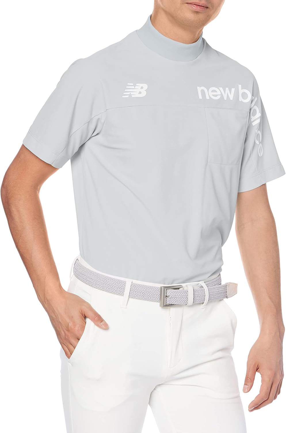 国産原料100% 新品未使用【ニューバランスゴルフ】モックネックシャツ