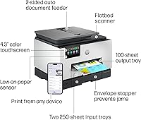 Vista 4 de HP OfficeJet Pro 9135e Wireless All-in-One Color Inkjet Printer, Print, scan, copy, fax, ADF, Duplex printing best-for-office, 3 month Instant Ink