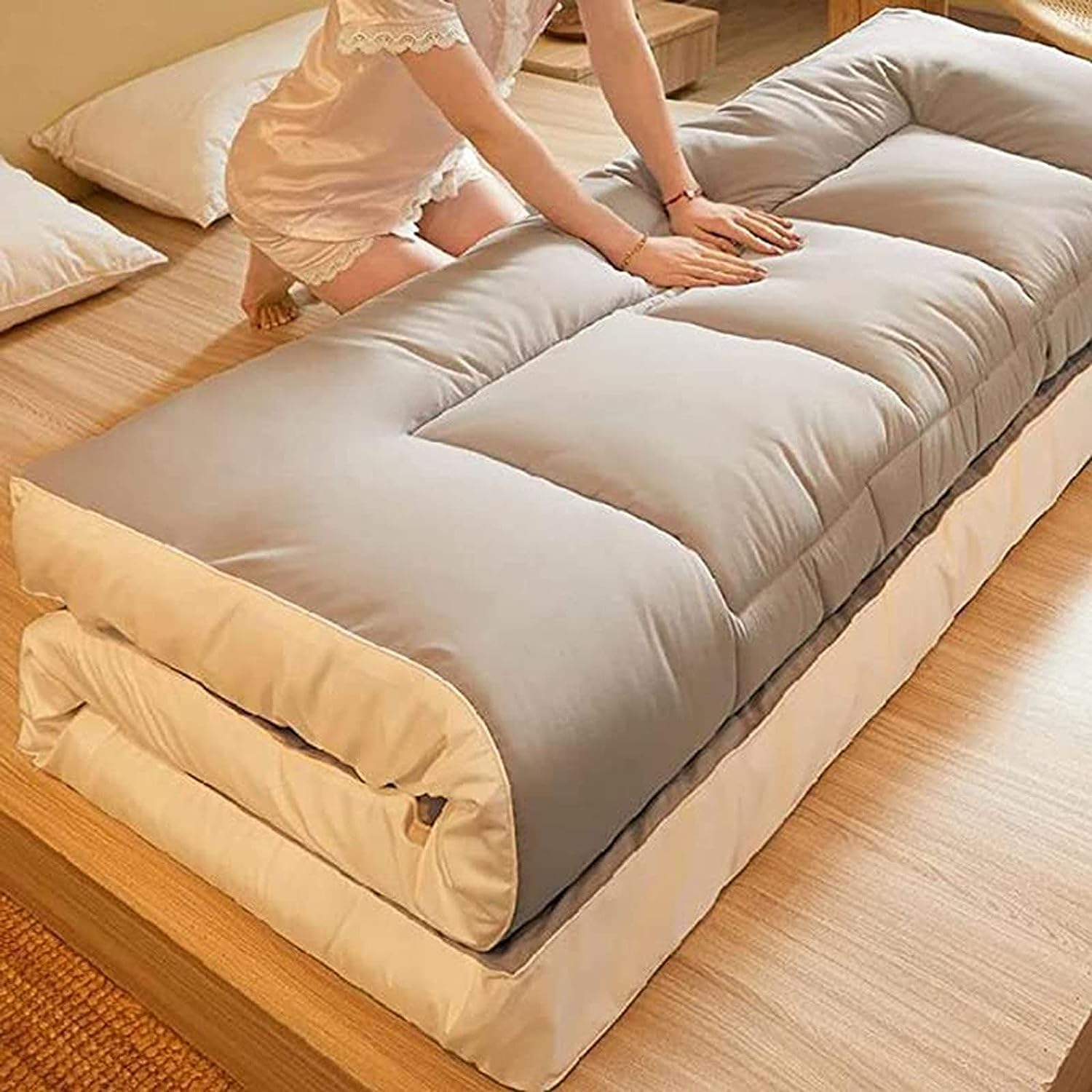 Dikke Futon Matras Japanse Tatami Vloermatras Opvouwbare