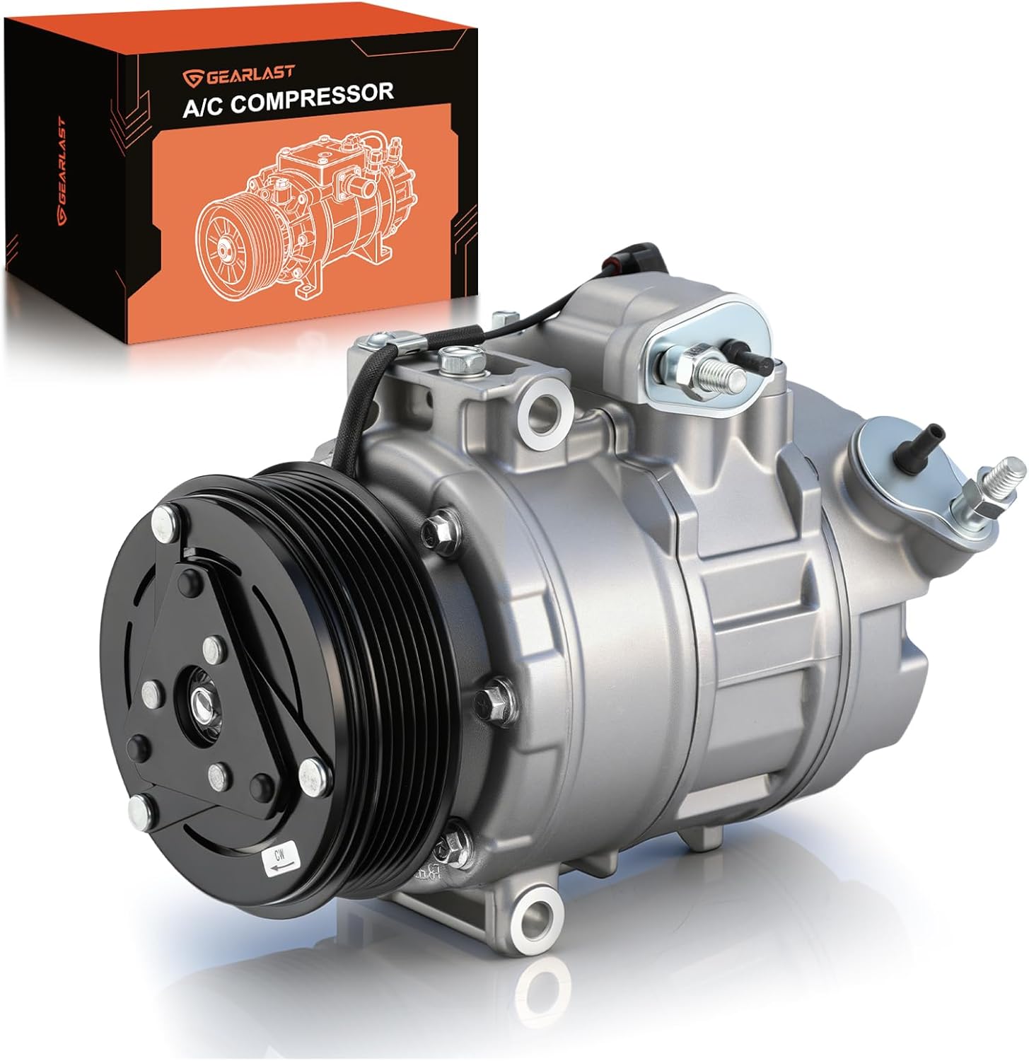 GEARLAST AC Compressor for Car, AC Compressor Kit Compatible with Ford Explorer Base/Limited 2011-2015, Sport 2013-2015, XLT 2011-2015, XLT Base 2011-2013 Replaces BB5Z19703A