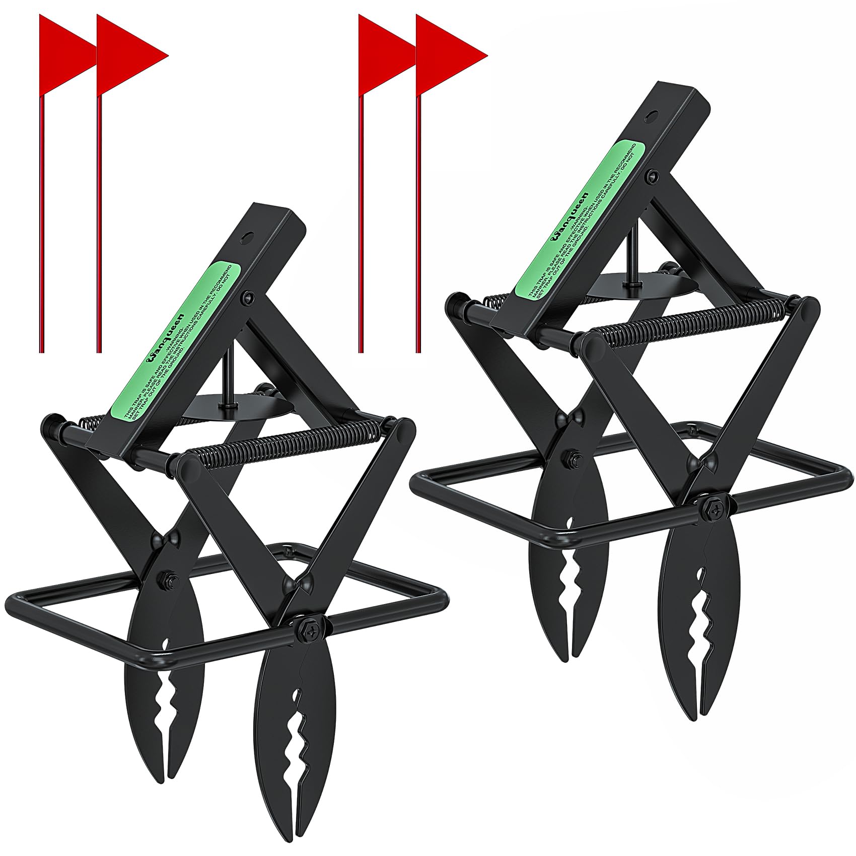 Photo 1 of Wanqueen Mole Traps - 2 Pack Scissor Style