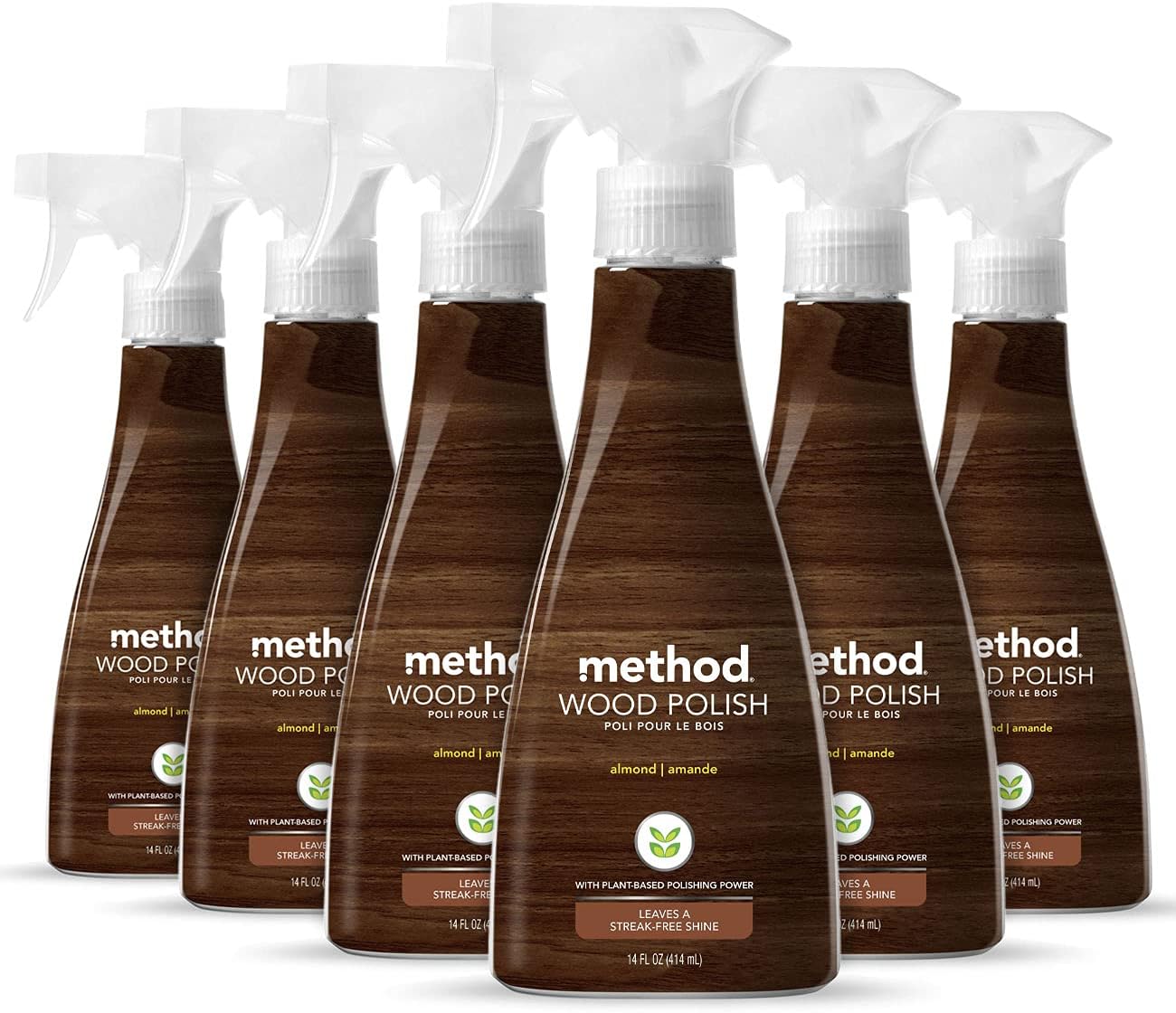 Method Wood For Good Polish, Wood Cleaner, Almond, 12 Ounce