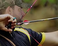 Vista 2 de 6 piezas de culatines iluminados para flechas con diámetro interior de .246/.244/.233/.204/.165 pulgadas con interruptor de encendido/apagado, Rojo