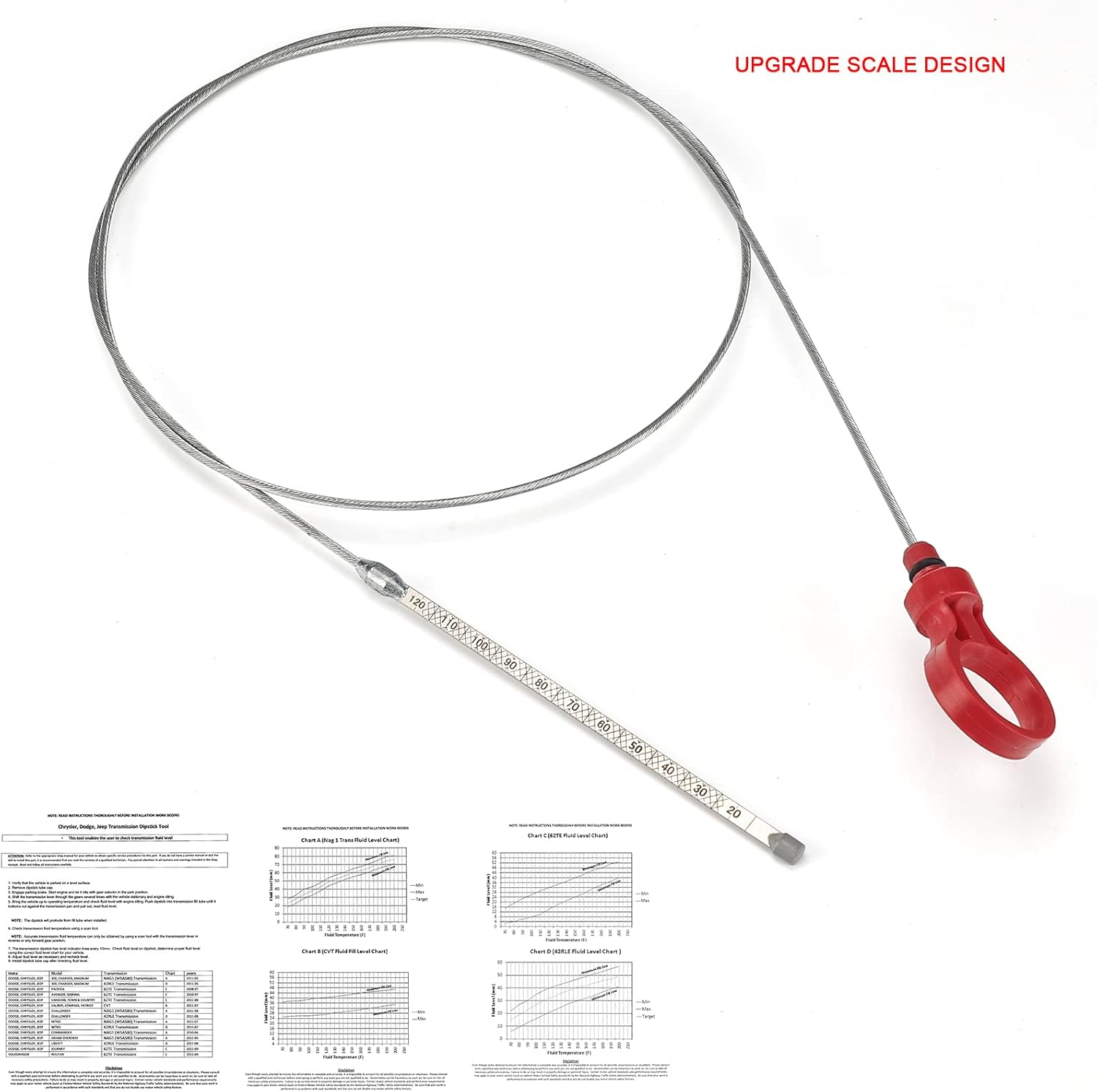 Upgraded Transmission Dipstick Compatible with Dodge