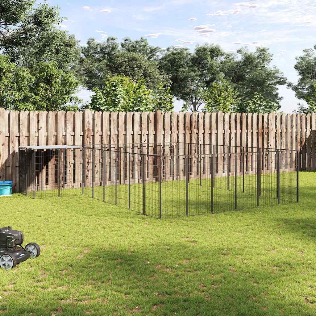 Cuccia in acciaio, 15,73 m², nero