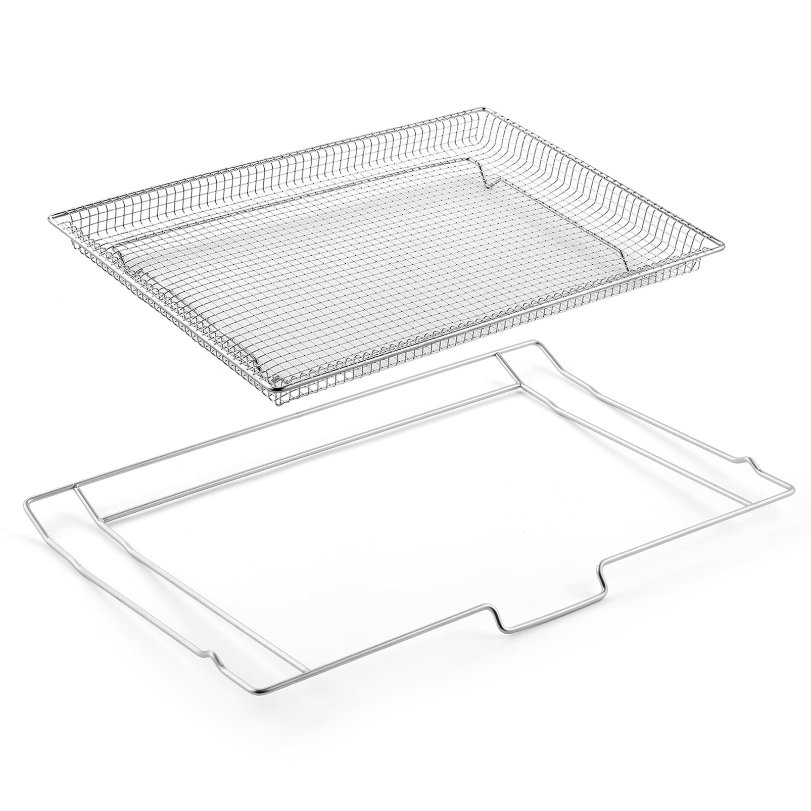 Allstare Air Fryer Tray & Rack Set - 304 Stainless Steel Replacement For Frigidaire 30'' ReadyCook Wall Ovens (FRIGPEREAFT)