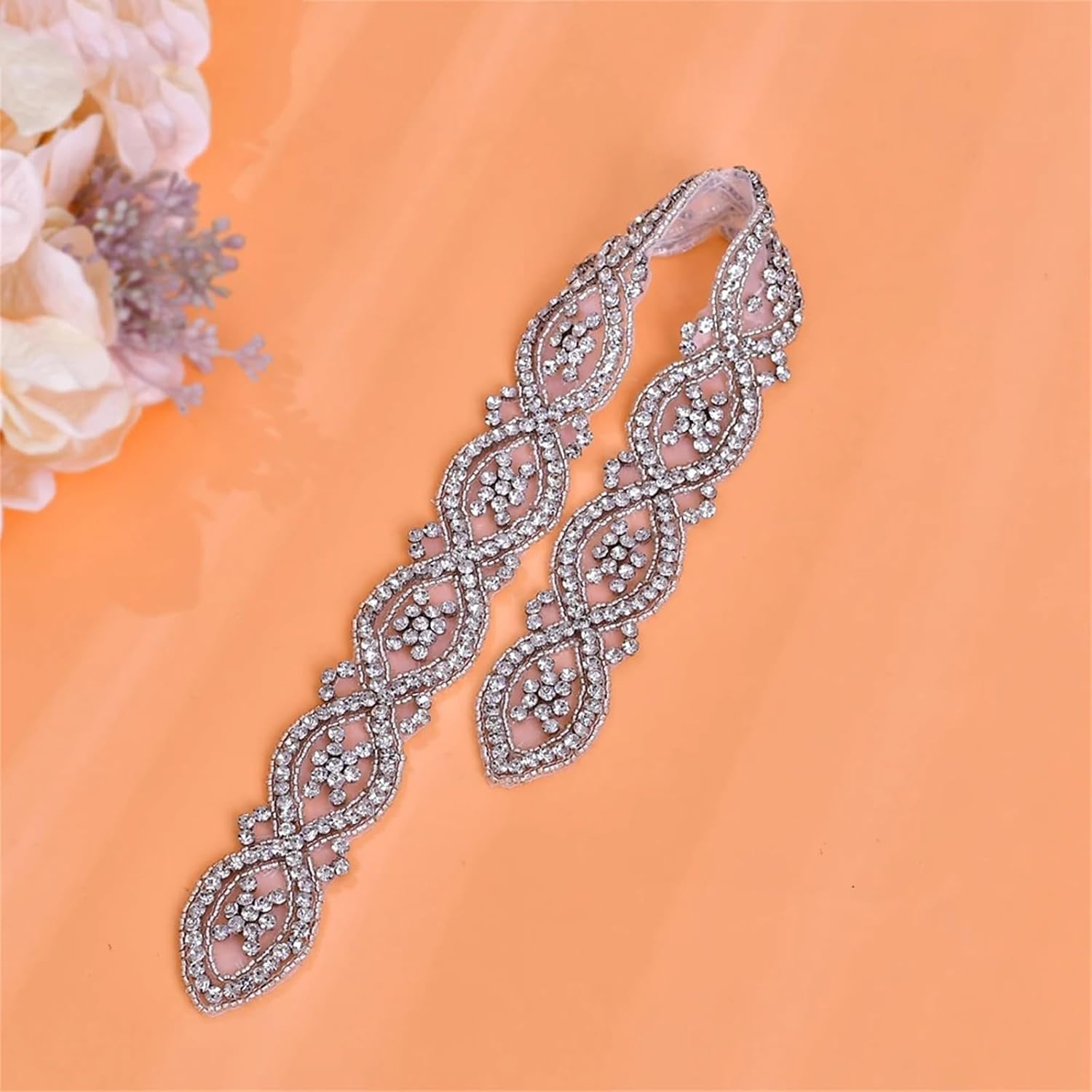 Women’S Luxury Rhinestone Wedding Sash Belt With Crystal And Pearl Details For Bridal Bridesmaid Evening Gowns