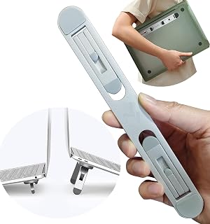 Redclip Portable Laptop Stand,Foldable Adjustable Heights,Invisible Aluminum Lightweight Laptop Keyboard Holder Riser,Ergo... Price In India