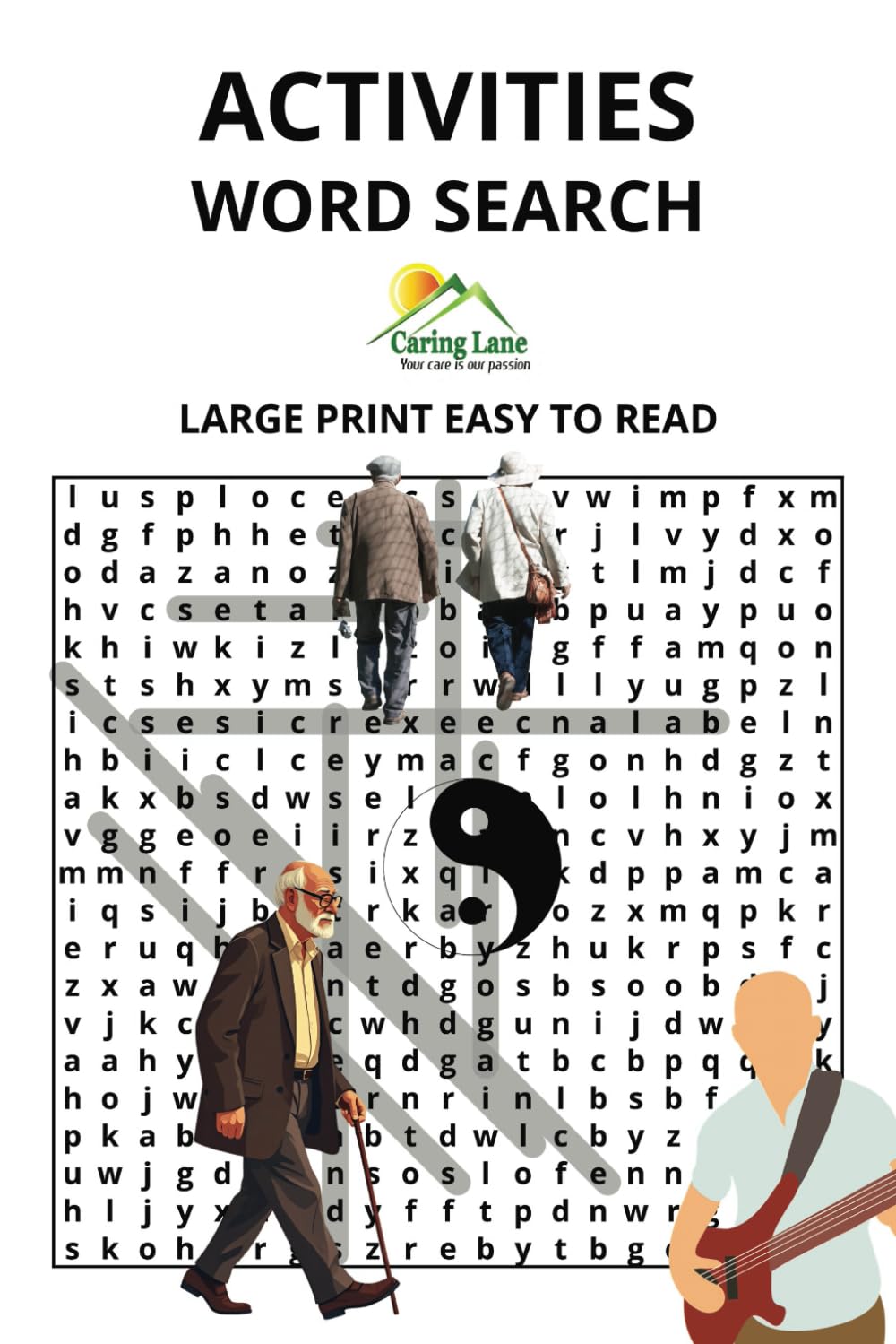 ACTIVITIES WORD SEARCH PUZZLE BOOK FOR SENIORS