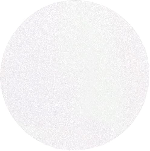 Miniatura 7 de Efavormart - Juego de 6 manteles individuales de mesa antideslizantes, de piel sintética redonda con purpurina, color azul polvoriento, para bodas,