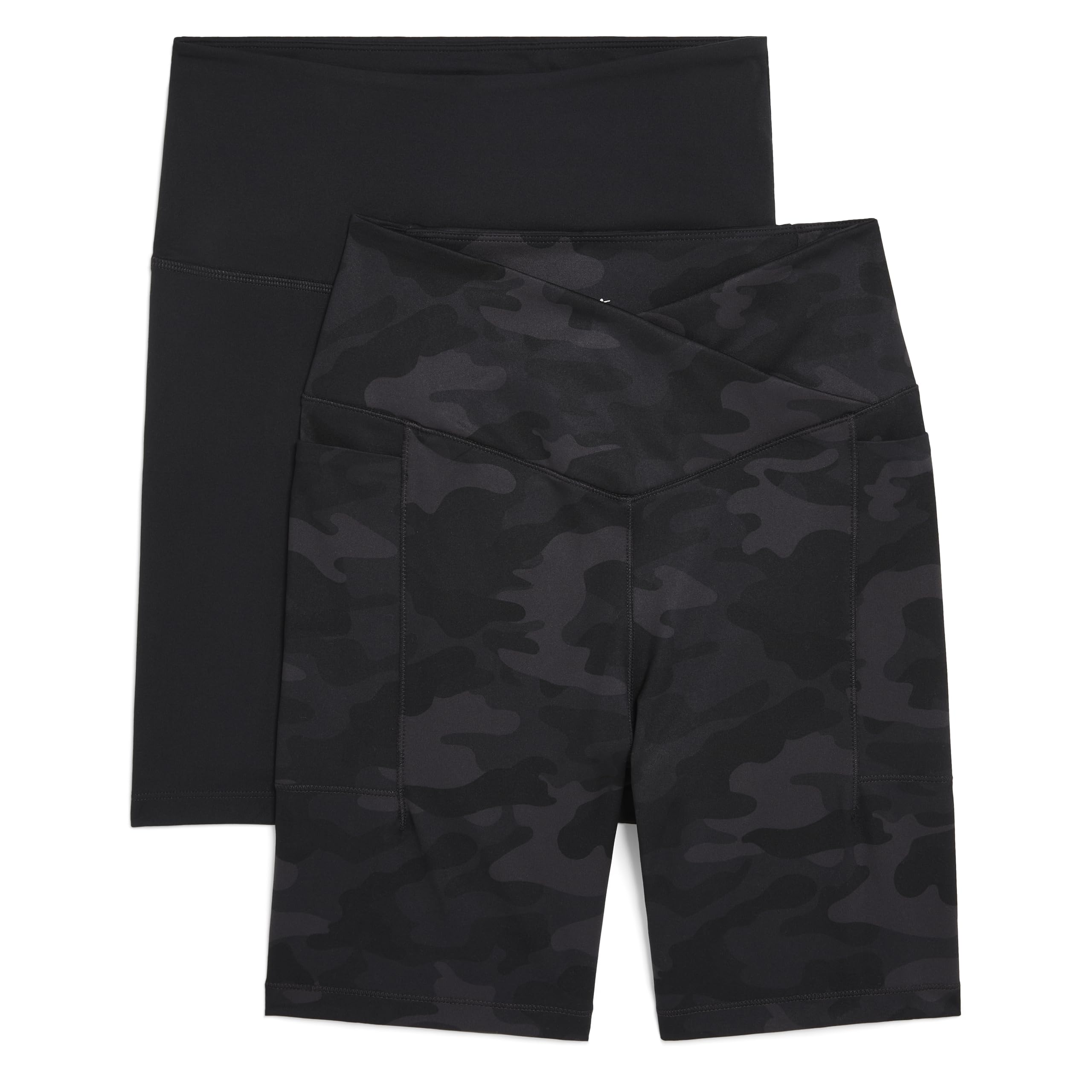 Danskin Women's 2-Pack 7 Active Bike Shorts