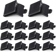 14 Pack Black Shelf Supports Clips, Adjustable Steel Pilaster Heavy Duty Shelving Brackets for Metal Wood Freezer Fridge and Cabinet