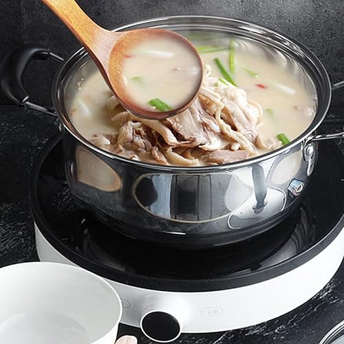 Miniatura 2 de Juego de ollas y sartenes antiadherentes, 3 piezas de paneles de utensilios de cocina de acero inoxidable, estante de sartén para freír, pantalla