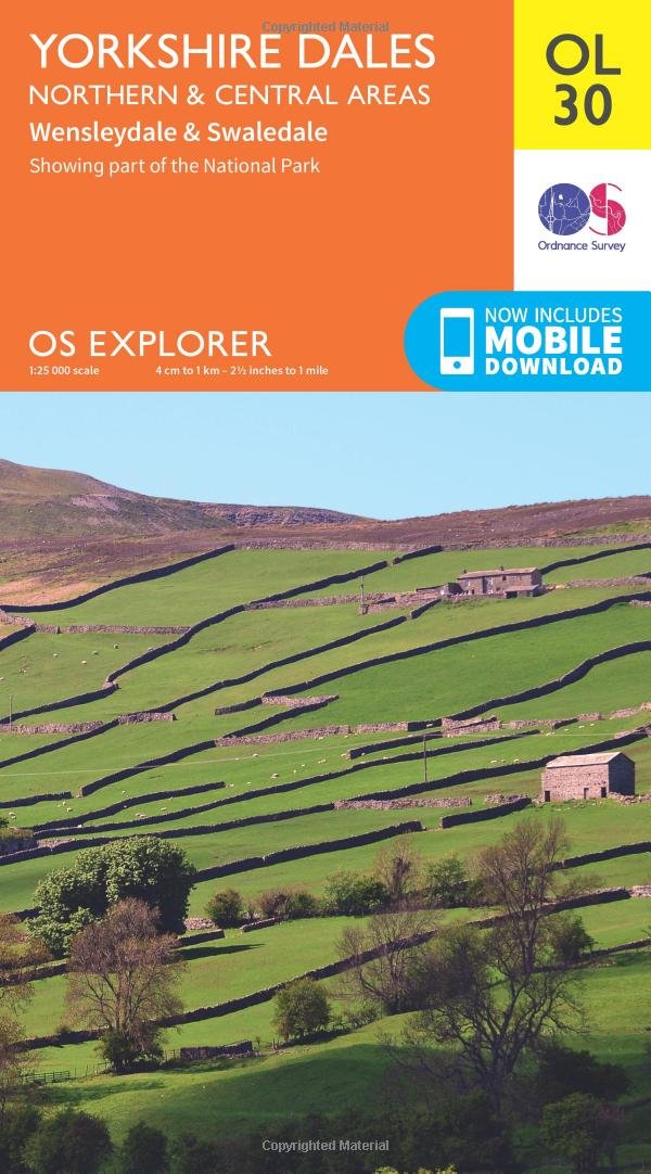 Yorkshire Dales Northern & Central (OS Explorer Map) Map – September 19, 2016