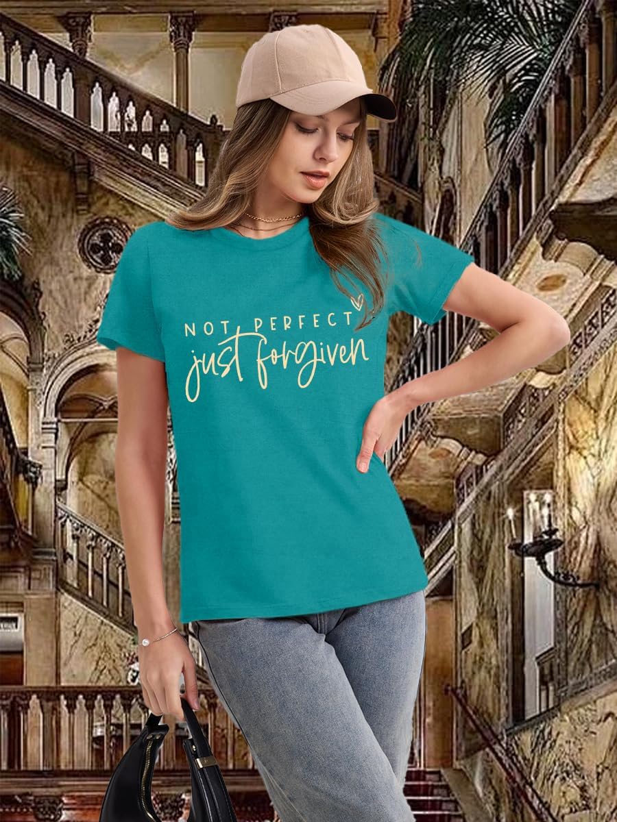 Christian Shirts for Women Jesus Shirt Inspirational Tee Tops - Image 3