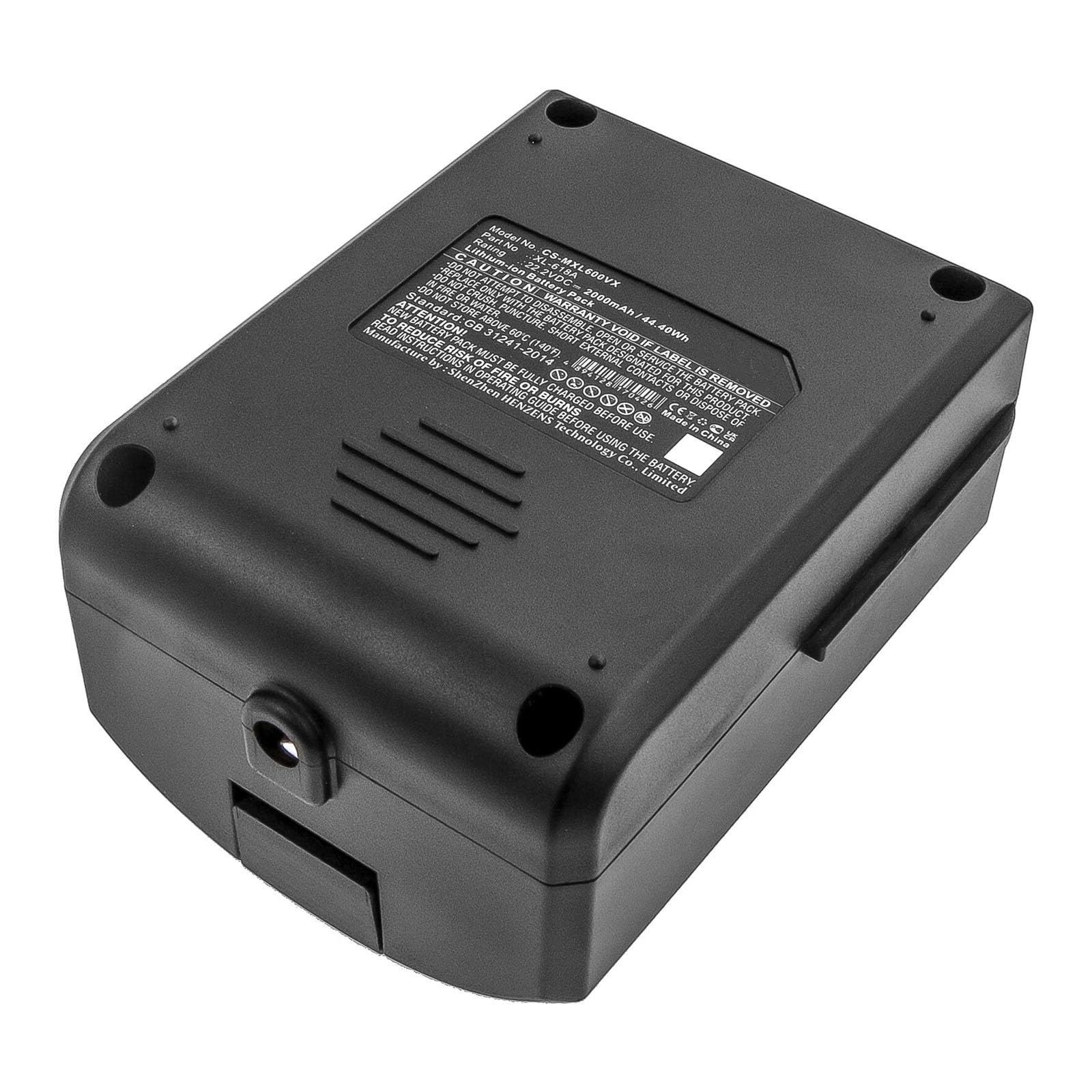 2200 mAh, 22 V, Ersatzakku, kompatibel mit MOOSOO XL-618A/2.2, kabelloser Handstaubsauger, 1 Stück