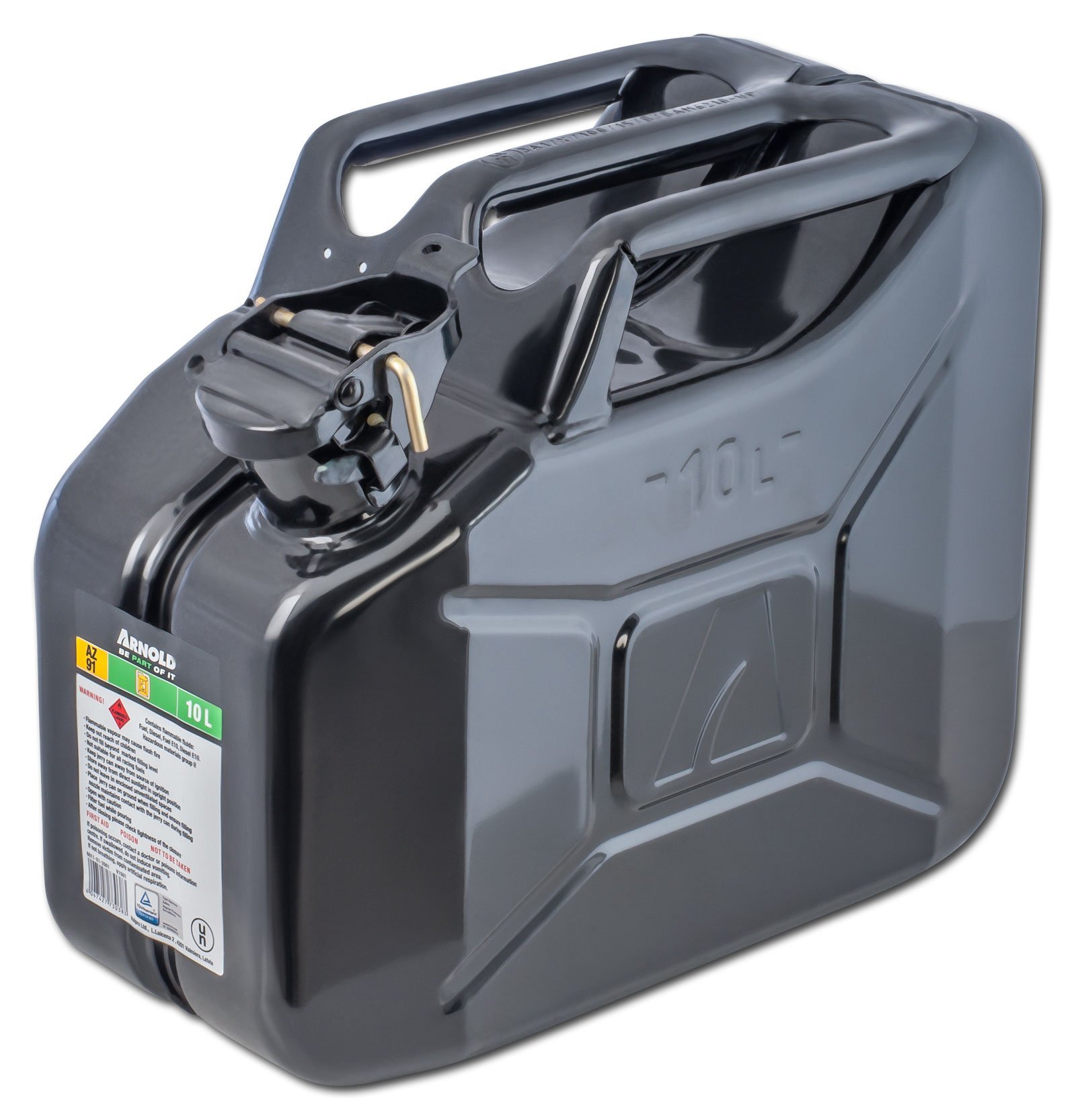 Arnold 6011-X1-2001 Bidón para combustible (10 L), color negro + 6011-X1-2000 Bidón para combustible (5 L), color negro