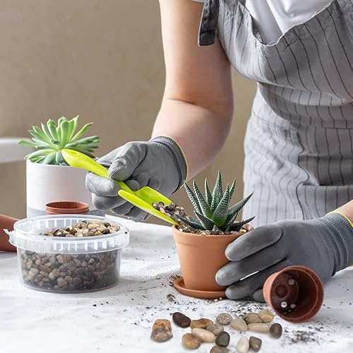 Miniatura 4 de Piedras de 5 libras para plantas de interior, suculentas, bambú, jarrón, rocas de plantas de 38 pulgadas para macetas de interior, rocas de río