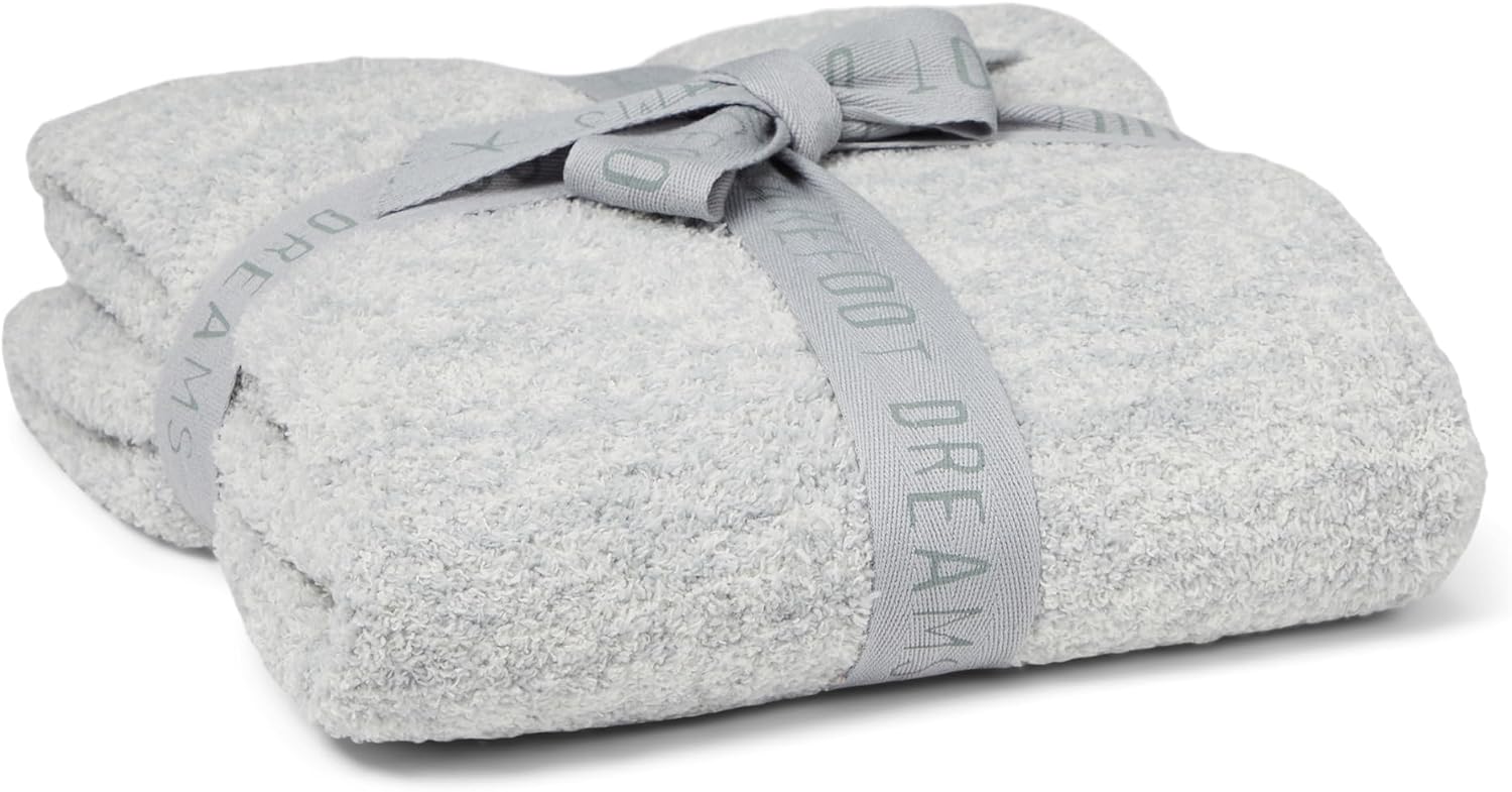 Barefoot Dreams CozyChic Ombre Stroller Blanket, 30 x 40 inches (Moonwater Multi)