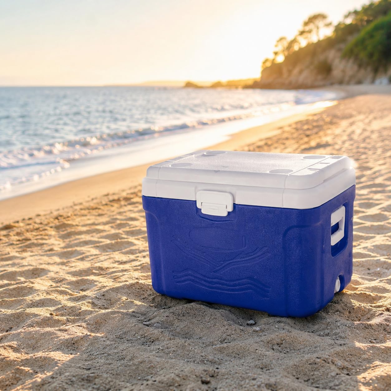 Glacière Portable Chaud Froid PE, Charnières durables, Boîte Conservation, pour Les Pique-niques, pour