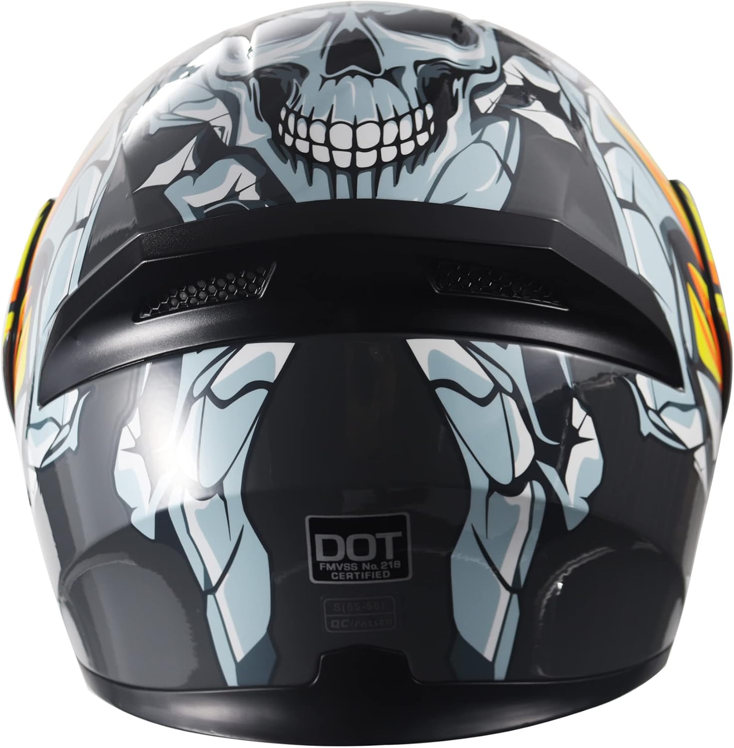KYPARA Modular Full Face Helmet with Dual Visor & DOT Certification in