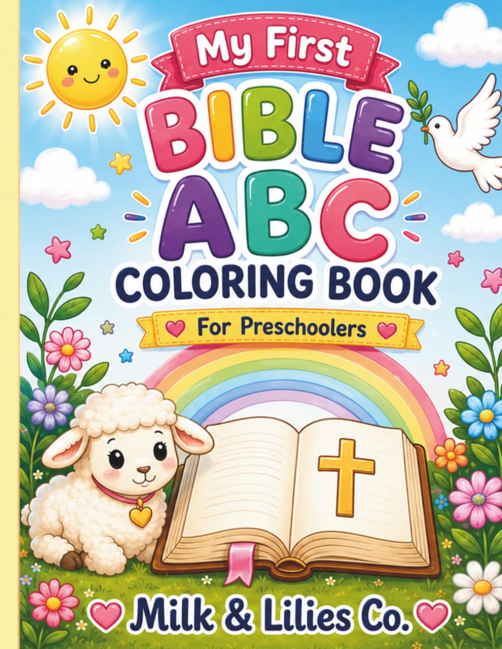 My First Bible ABC Coloring Book for Preschoolers