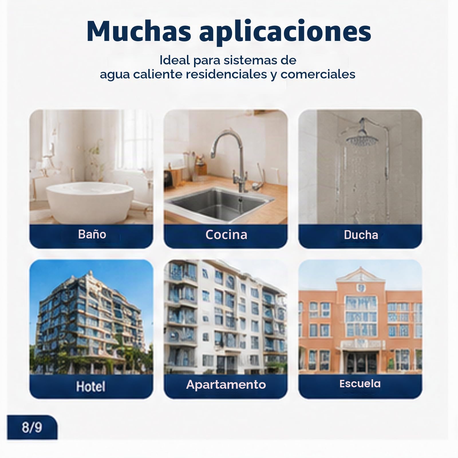 Válvula mezcladora termostática, válvula mezcladora termostática de latón DN20 de 3 vías, para Calentador de Agua Sola, de 35 a 60 grados, función antiquemaduras