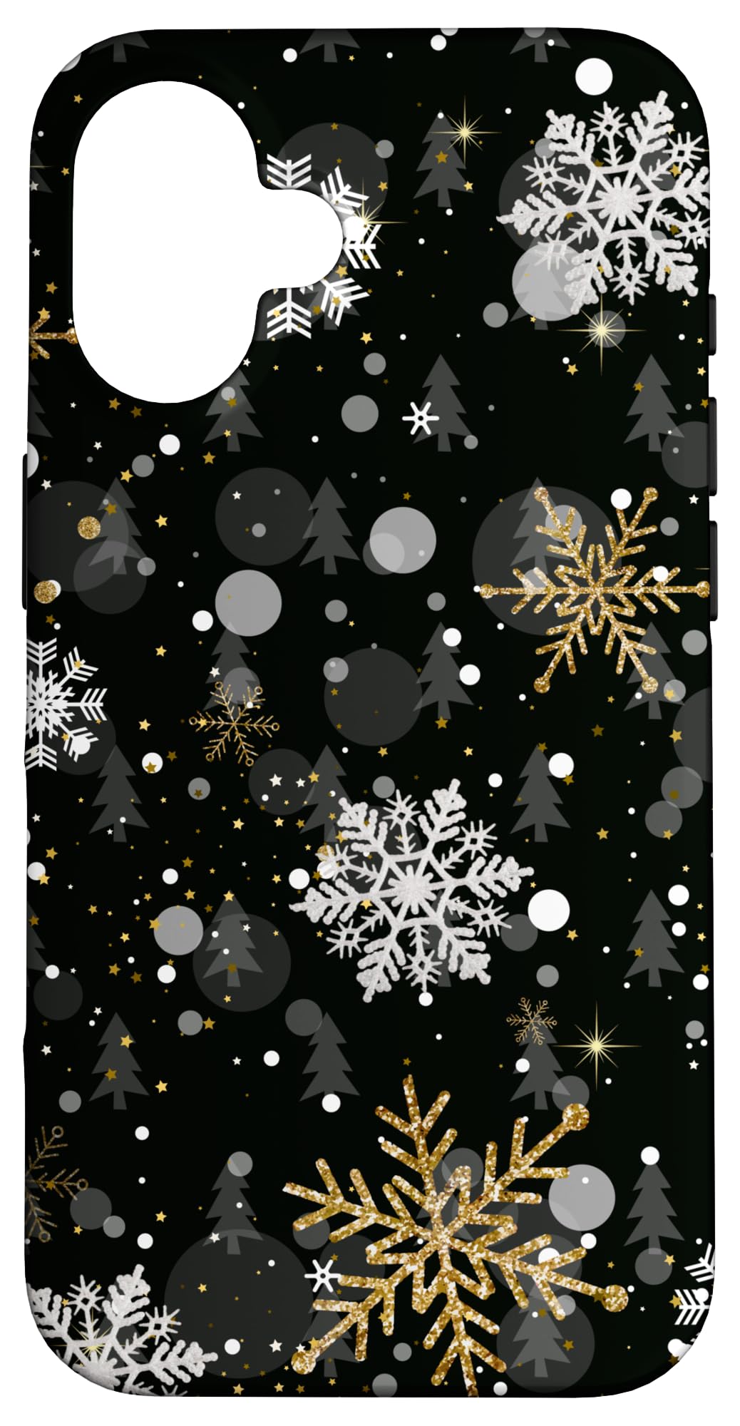 Snowflakes Winter Holiday Christmas ICY Winter Snowflake Case for iPhone 16