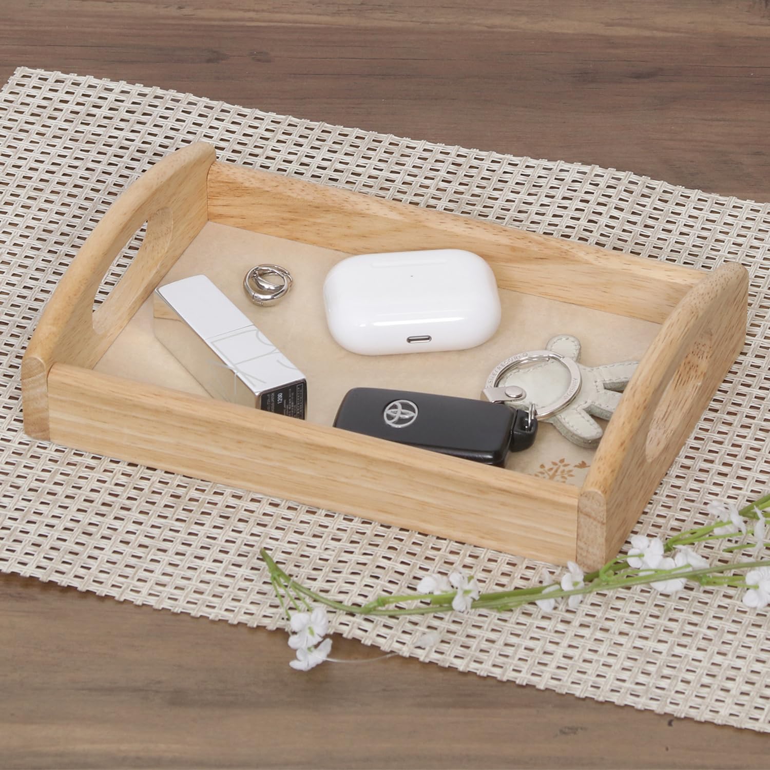 Amazon.co.jp: 不二貿易 トレー お盆 トレイ 幅21×奥行14.5×高さ5cm