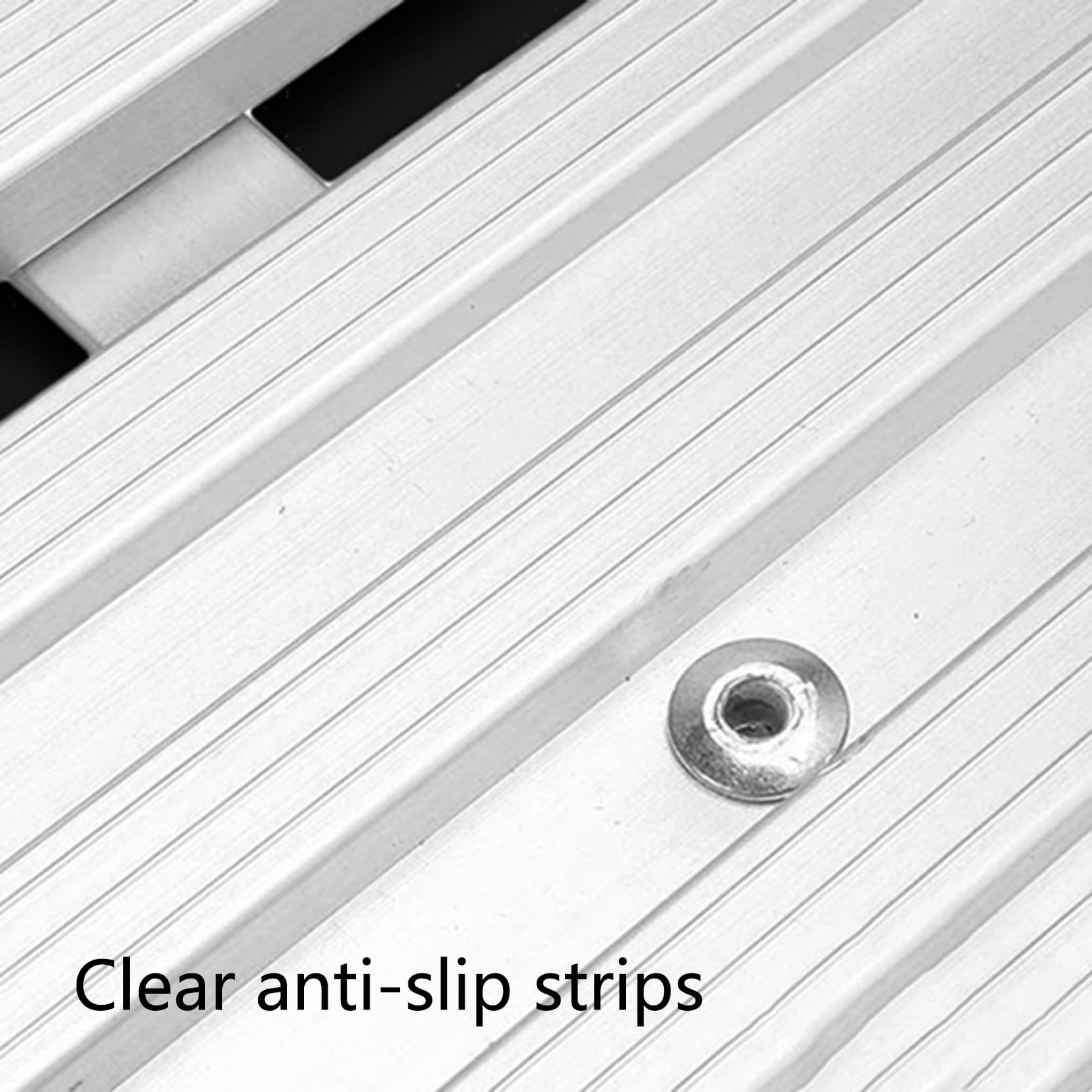 Escalera Plataforma de Trabajo Plegable, Escalera de Mano Plegable Grande de Aluminio de 29,5 Pulgadas, Escalera de Taburete de Aluminio para Paneles de Yeso de 330 Libras, Banco de Andamio Resistente